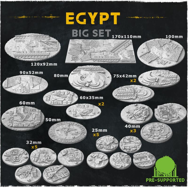 Egypt (Big Set) - Wargame Bases & Toppers 2.0