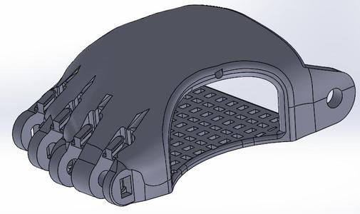 not official e-nable phoenix thumbless palm wire routing upgrade v1 france Yann stl iges sldprt