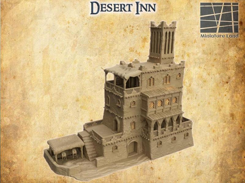 Desert Inn - Tabletop Terrain - 28 MM
