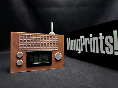 HygroRadio - Easy Hygrometer "mount" (No AMS needed)