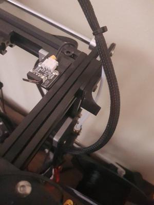 Ender 5 Hot End Wire Protector NO SCREWS