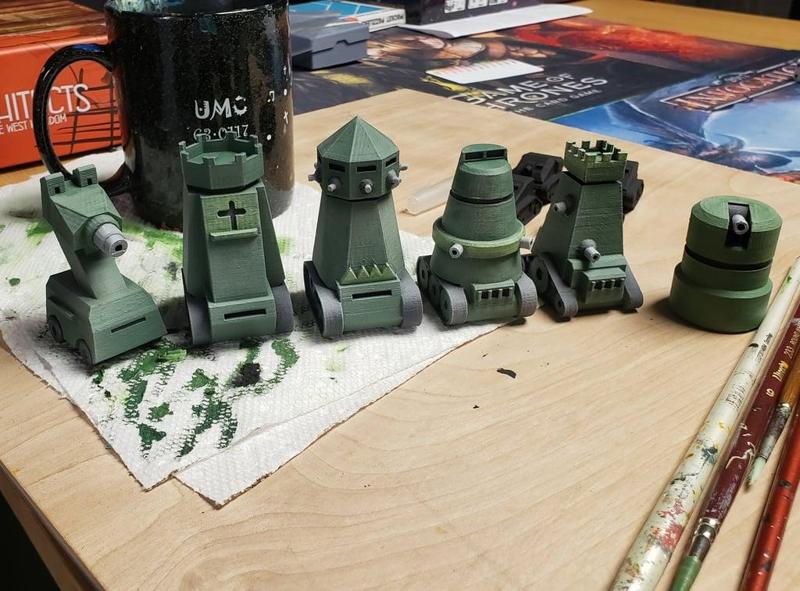 Tank Chess Set