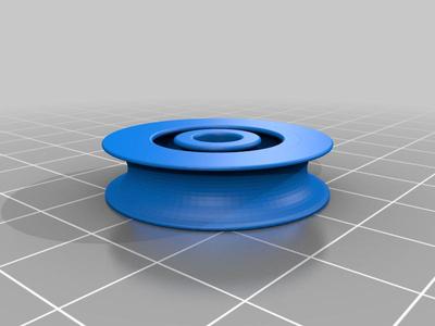 Phil roller combined with printed bearing