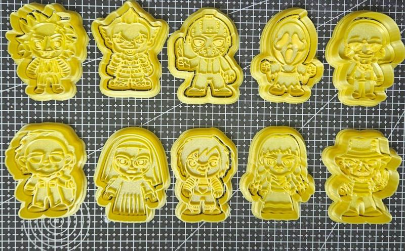 FRIENDS OF TERROR - COOKIE CUTTERS - 10 PZ HALLOWEEN