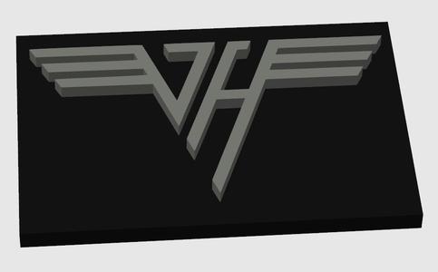 Van Halen 80's Band Sign