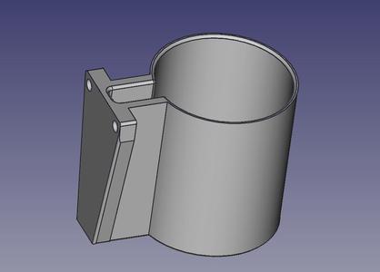 Sim racing rig cup holder
