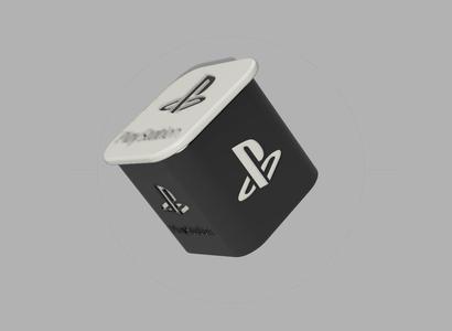 Playstation logo box.