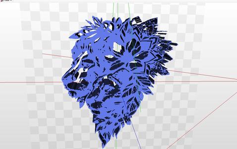 Floral Artistic Lion