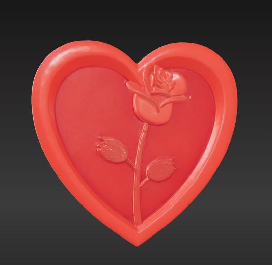 Elegant Heart Pendant - 3D Printable Jewelry Design