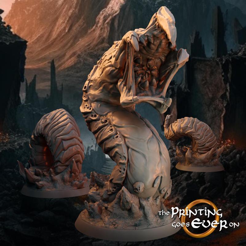 Great Purple Wyrm - Presupported