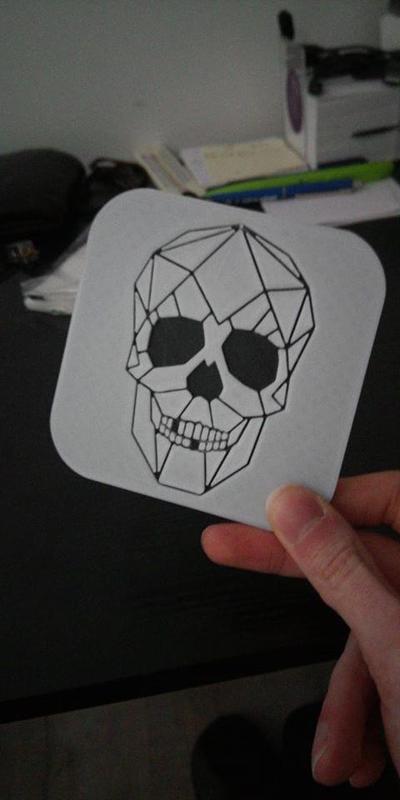 Coaster Skull