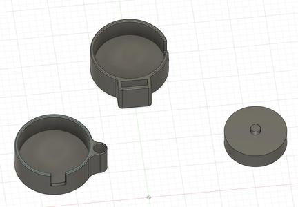 Cupholder Adapter with AppleTV Remote Holder and/or Chapstick Holder
