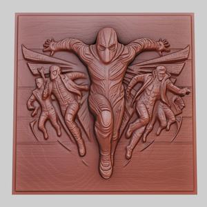 Jumper 3d printer relief medallion obj stl