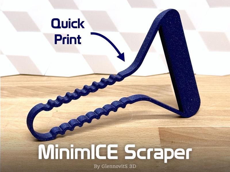 MimimICE (scraper for your car-window or printer-bed)