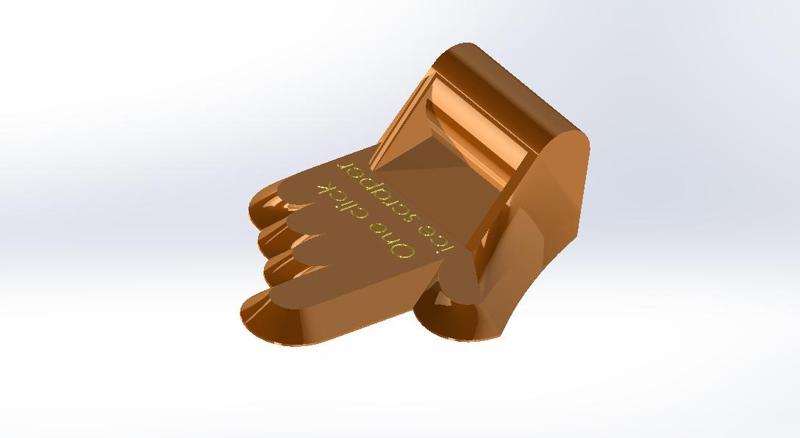 One click ice remover