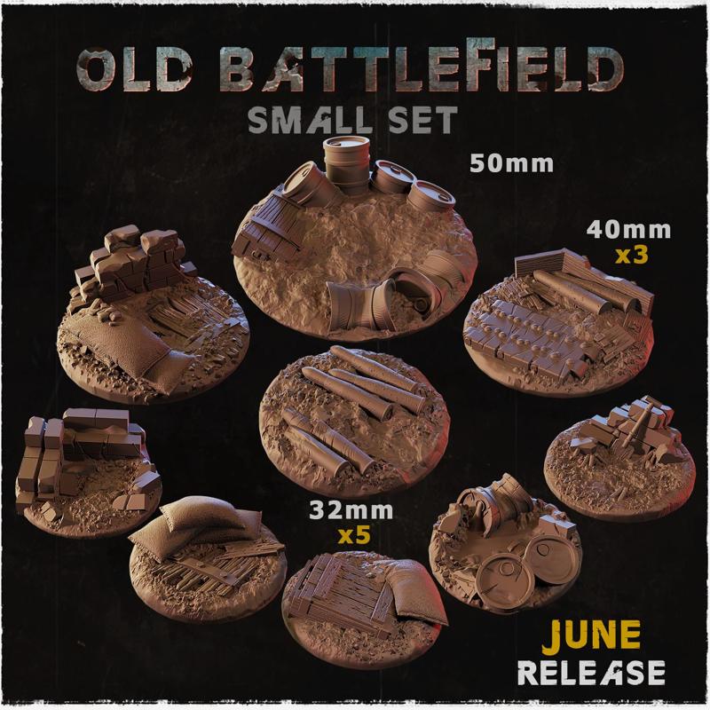 Old Battlefield - Bases & Toppers (Small Set)