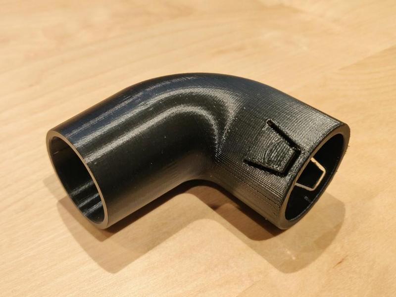 Angled Vacuum adapter for Bosch Mitre Saw