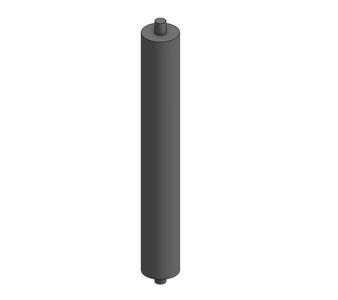 Dryer filament roller - round version