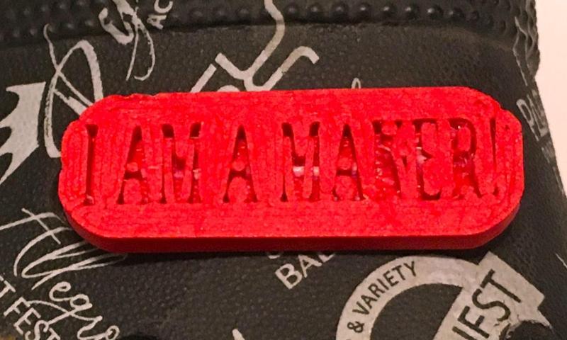 I'm a Maker- Shoe Charm