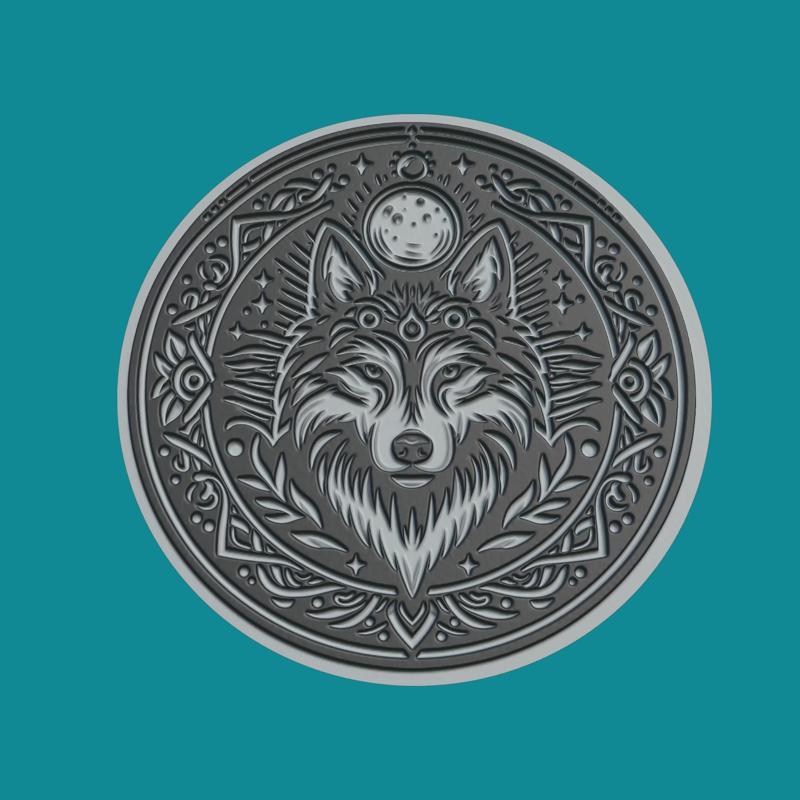 Wolf Print Model