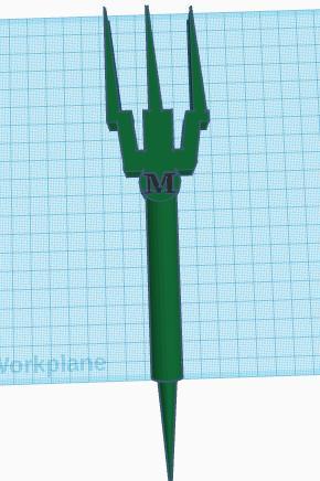 Aquaman 2 black manta trident