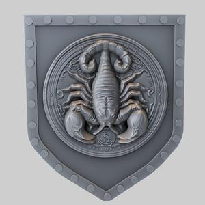 Scorpion Animal Wall Scorpion Animal Bust for CNC Router Laser & 3D Printer