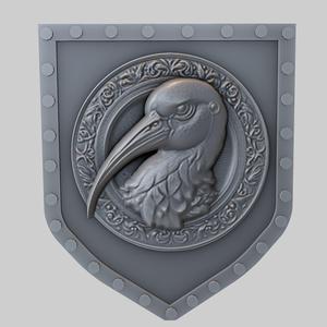Ibis Animal Wall Ibis Animal Bust for CNC Router Laser & 3D Printer