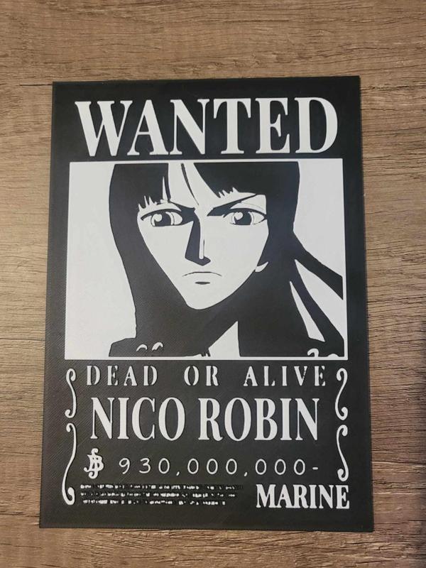 Nico Robin Wanted Poster / 2 Colors