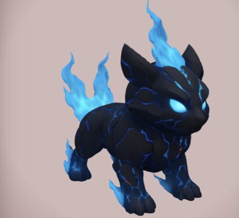 Element creature little lion