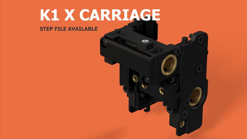 Creality K1 X Carriage CAD
