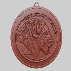 Buffalo Animal Pendant Buffalo Animal Necklace for CNC Router Laser & 3D Printer