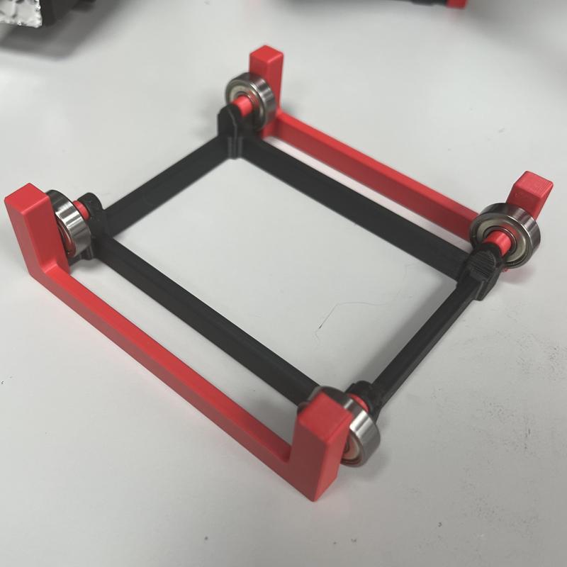 Minimalistic large spool (AddNorth 2.3KG) roller (no screws needed)