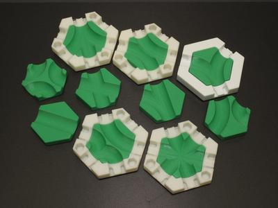 Gravitrax, insets for the 6-wayexit basic tile