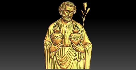 Saint Joseph CNC Relief Model