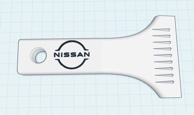 Ice scraper Nissan