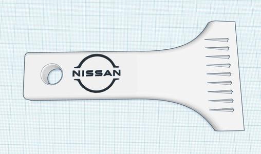 Ice scraper Nissan
