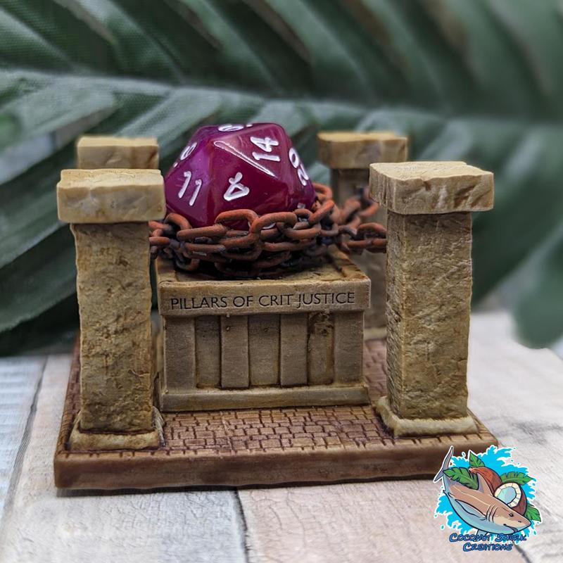 D20 Dice Jail Pillars of Justice