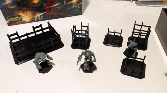 Collapsed Buildings for Battletech Alpha Strike Box Set