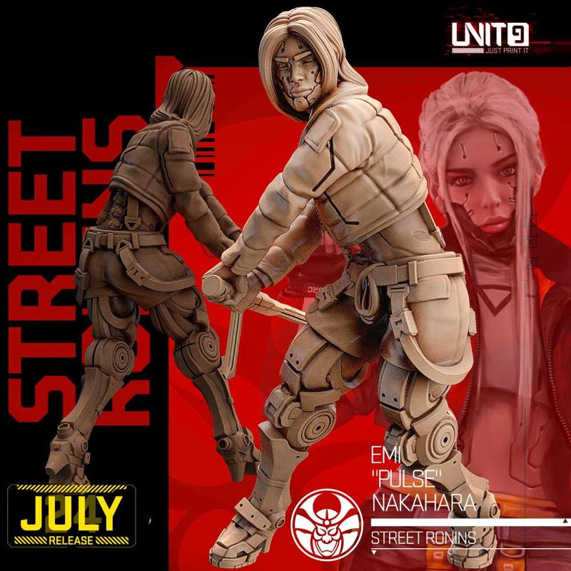Cyberpunk - Emi "Pulse" Nakahara - Street Ronins