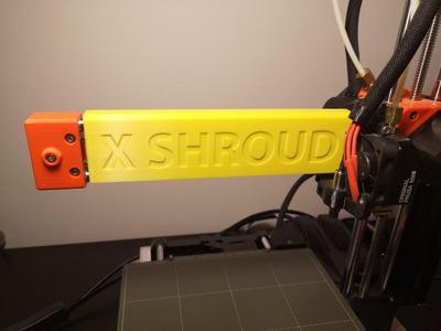 X-Axis Dust Cover / Shroud for Prusa MINI