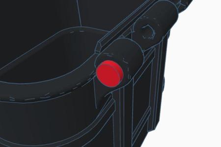 Hinge end caps