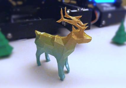 Low-poly Reindeer