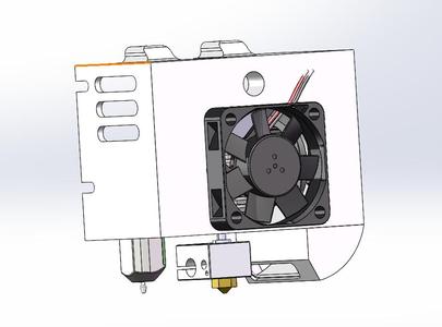 S250 Bltouch Replaceable air duct