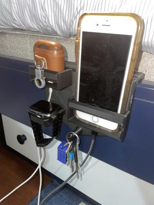 Bedside Organizer/Holder for Phone, airpods, and apple watch 3rd generation
