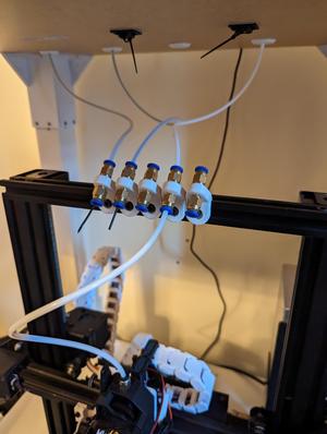 PTFE Filament Feed Guide for 2020 Extrusion