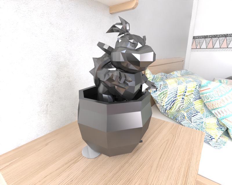 Bowser jr Lowpoly