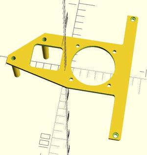 Customizable mainboard fan mount for Creality Ender-7