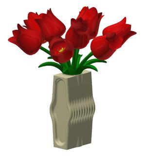 Decorative flower plant vase