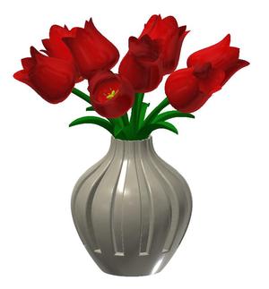 Decorative flower plant vase