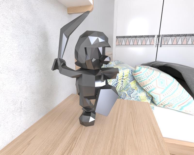 Boomerang Mario Lowpoly